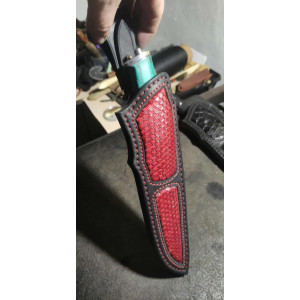 GREEN ніж ручної роботи, сталь CPM REX 121 в ламінаті, 67 HRC. Photo 3